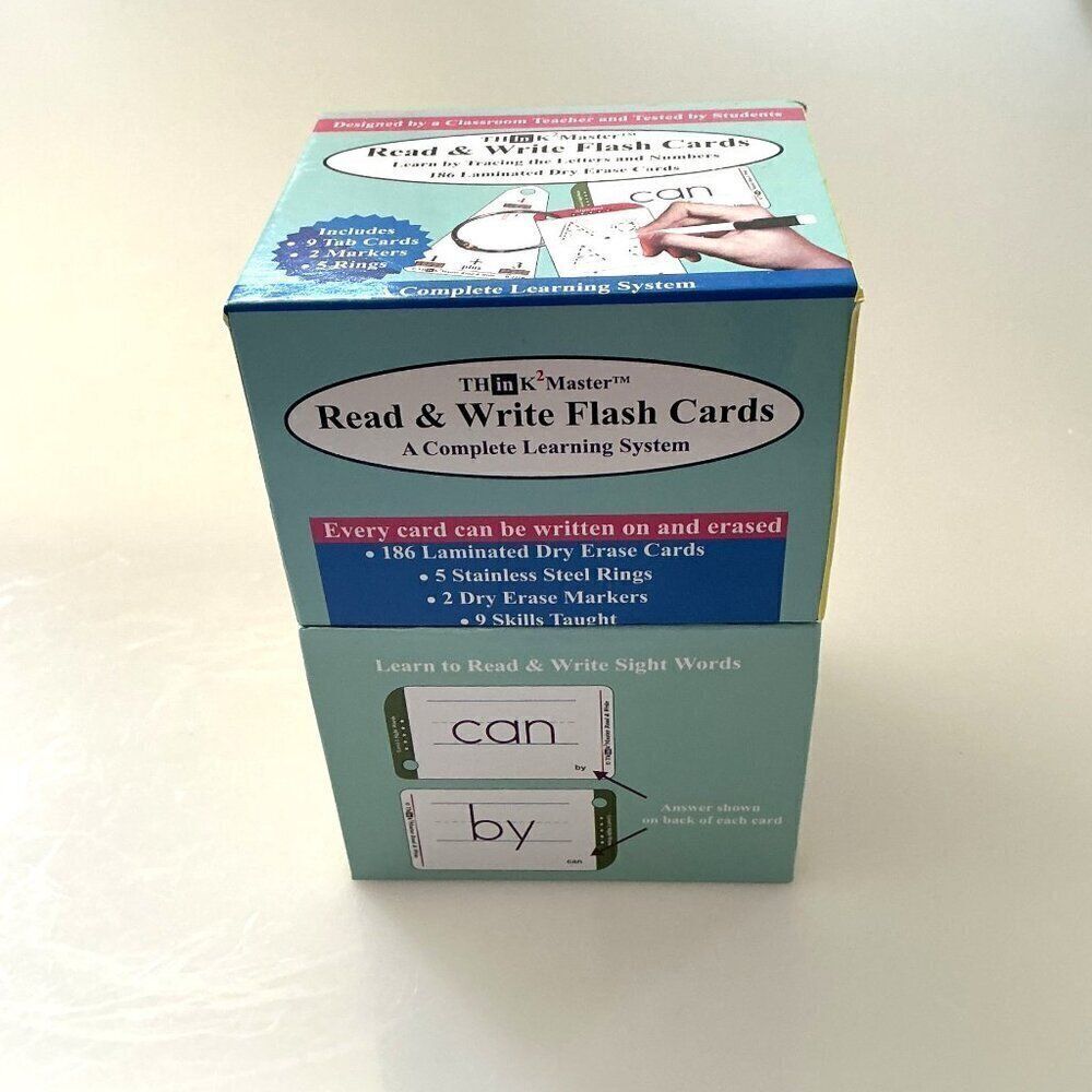THINK2MASTER Read And Write Flash Cards Learning System - Picture 3 of 12